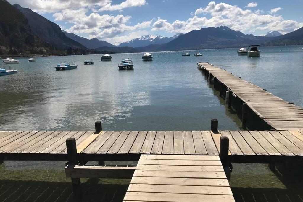 Chez Jacques - Terrasse Avec Vue Lac Et Montagne Annecy Luaran gambar